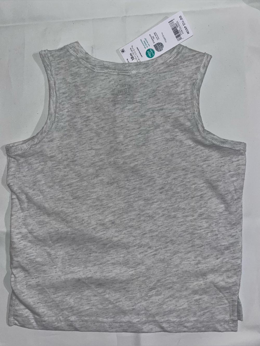 NWT Carter's Henley Tank Top 18M Gray - Picture 2 of 3